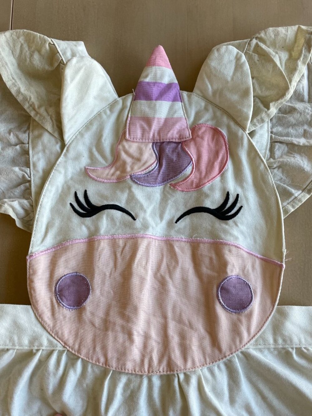Entire Closet $5! Baker Buddy Unicorn Kids Real Baking Cooking Kitchen Apron - Picture 3 of 9